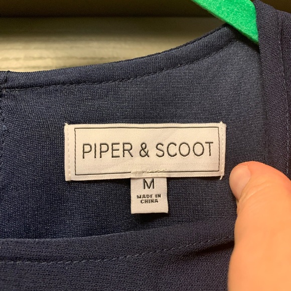 Piper and Scoot Blue High Low Dress - Picture 4 of 9